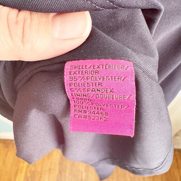 Betsey Johnson Revved Up Faux Wrap Tulip Hem Dress Bodycon Sexy Feminine Size 12 - Picture 9 of 12